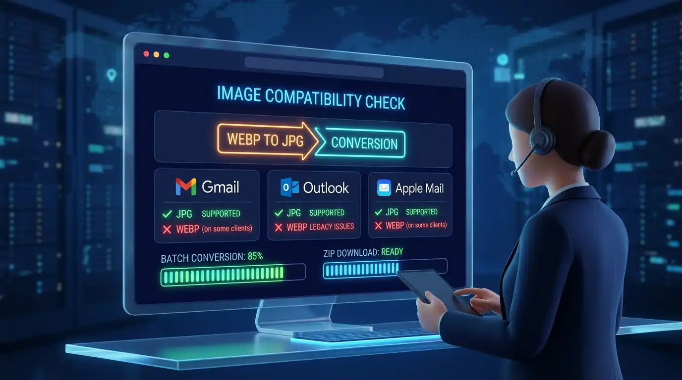 Convert webp to jpg to ensure email marketing and legacy browser compatibility