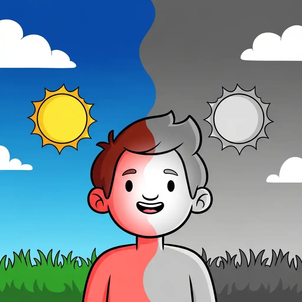 Black and white conversion using channel mixer for better contrast