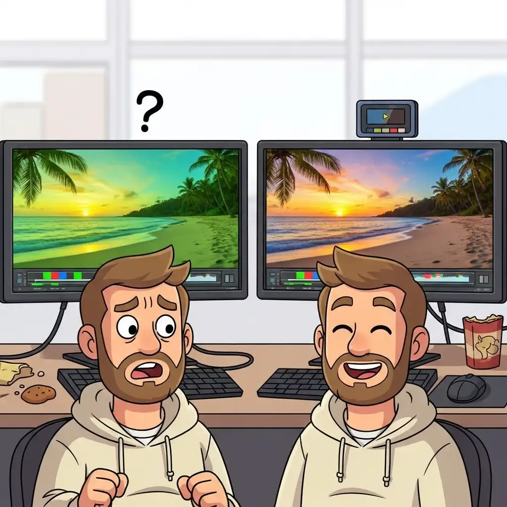 Monitor calibration tool ensuring accurate colors on screen